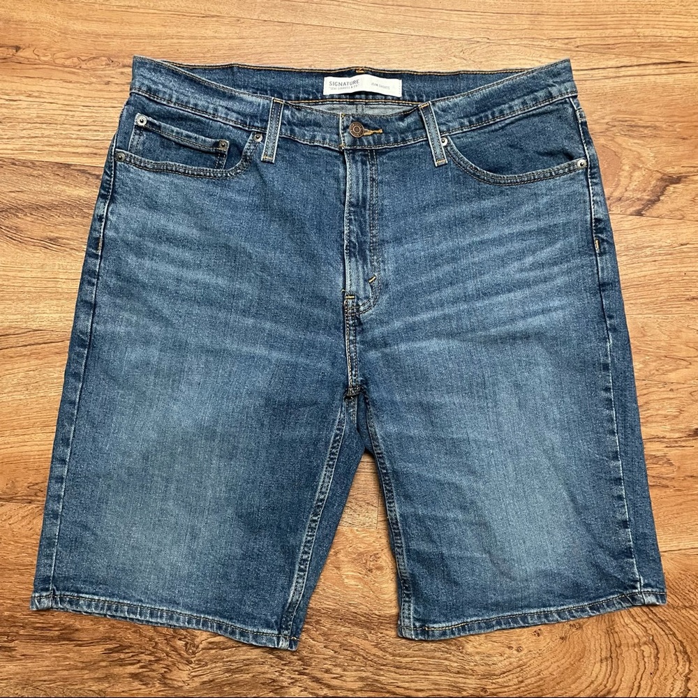 Levi Strauss Signature Premium Flex Shorts Men’s Size 36 Dark Blue